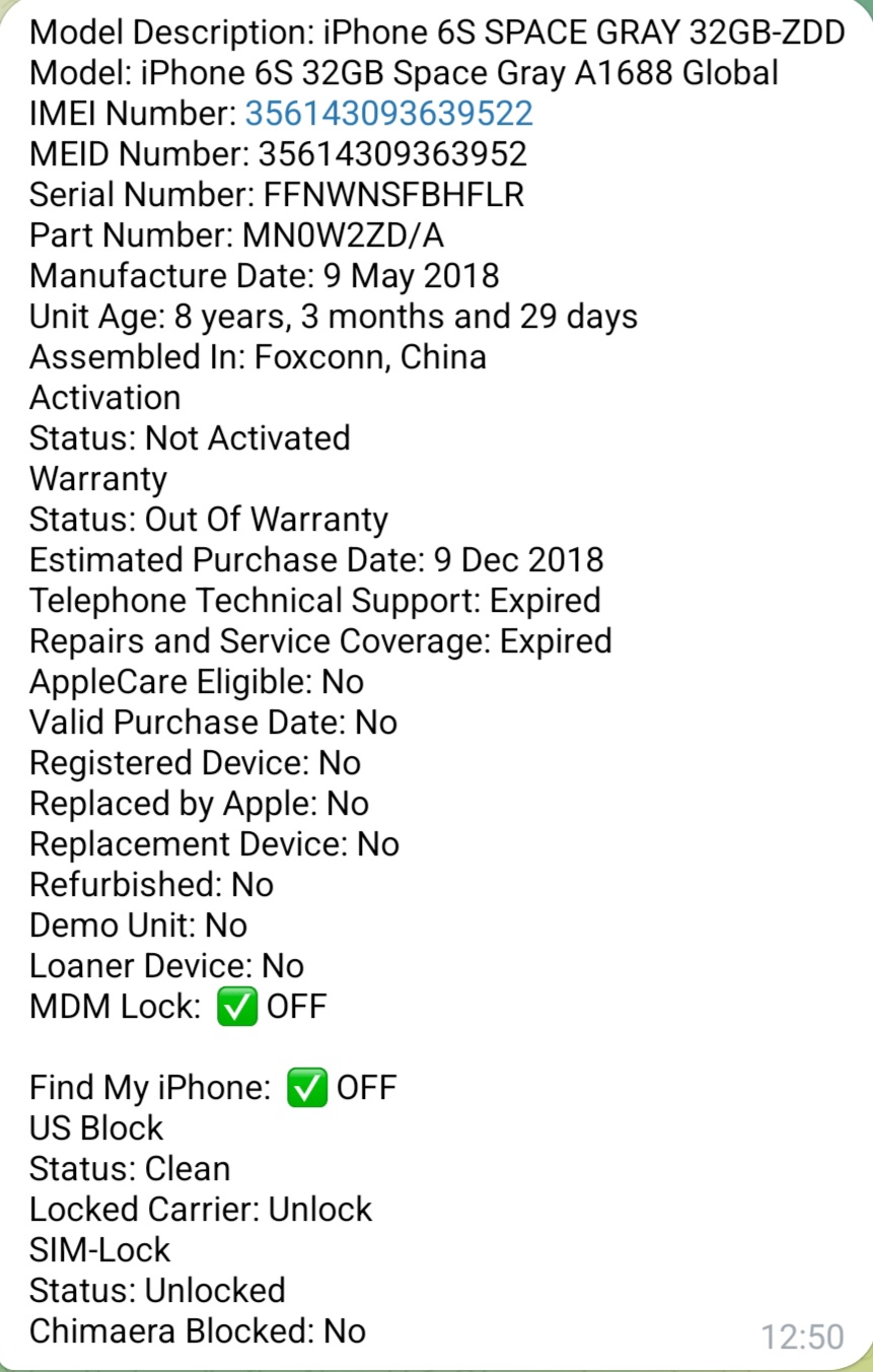 Apple IPhone 6S